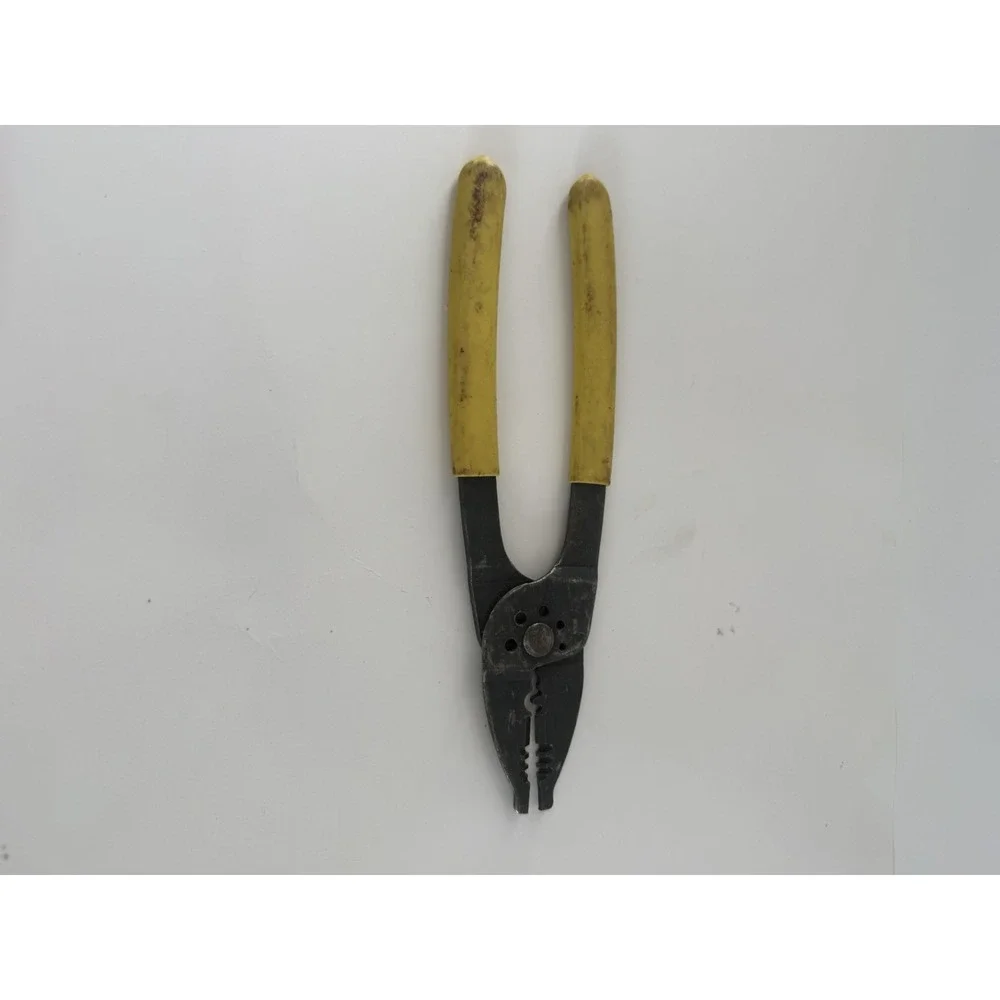 Vintage Stanley 84-203 Electrician Tool Wire Stripper, Cutter, Crimper